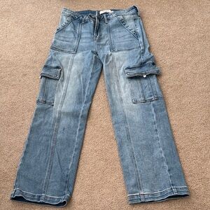 Hidden Los Angeles Women's Blue Flare Jeans